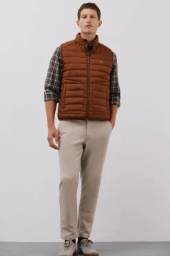 Cortefiel Pantalón chino confort regular fit Beige Outlet