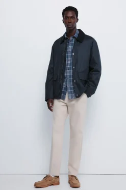 Springfield Pantalón chino dobby comfort fit beige Hot