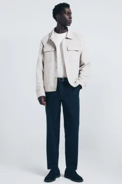 Springfield Pantalón chino jogger comfort fit azul Online