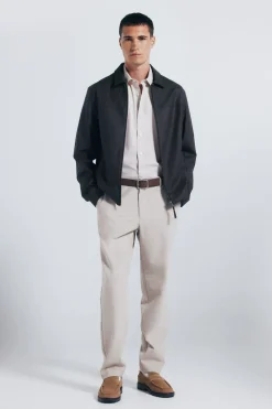 Springfield Pantalón chino jogger comfort fit nude Clearance