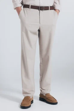 Springfield Pantalón chino jogger comfort fit nude Clearance