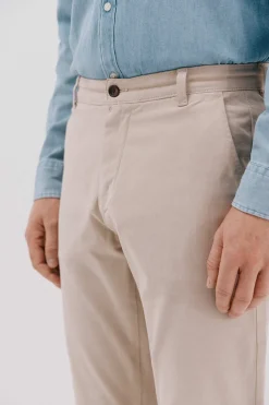 Cortefiel Pantalón chino lavado Beige Online