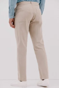 Cortefiel Pantalón chino lavado Beige Online