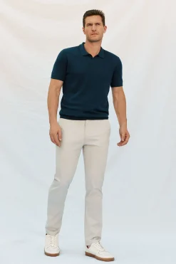 Cortefiel Pantalón chino ligero regular fit Gris