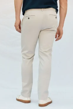 Cortefiel Pantalón chino ligero regular fit Gris