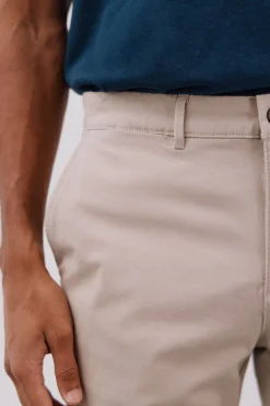 Cortefiel Pantalón chino ligero regular fit Beige Best