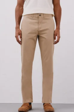 Cortefiel Pantalón chino ligero regular fit Beige Online