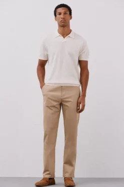 Cortefiel Pantalón chino ligero regular fit Beige Online