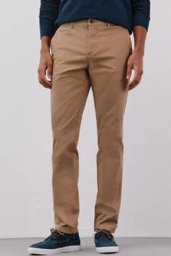 Cortefiel Pantalón chino ligero slim fit Beige Sale