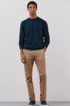 Cortefiel Pantalón chino ligero slim fit Beige Sale