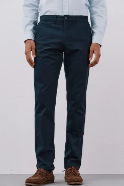 Cortefiel Pantalón chino ligero slim fit Azul marino Hot