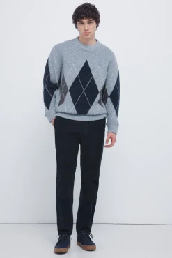 Springfield Pantalón chino micro pana slim fit azul Best