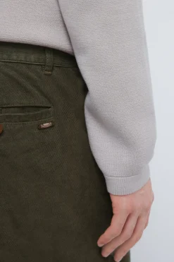 Springfield Pantalón chino micro pana slim fit kaki Online