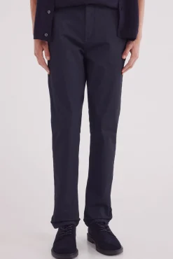 Springfield Pantalón chino microestampado slim fit azul Best