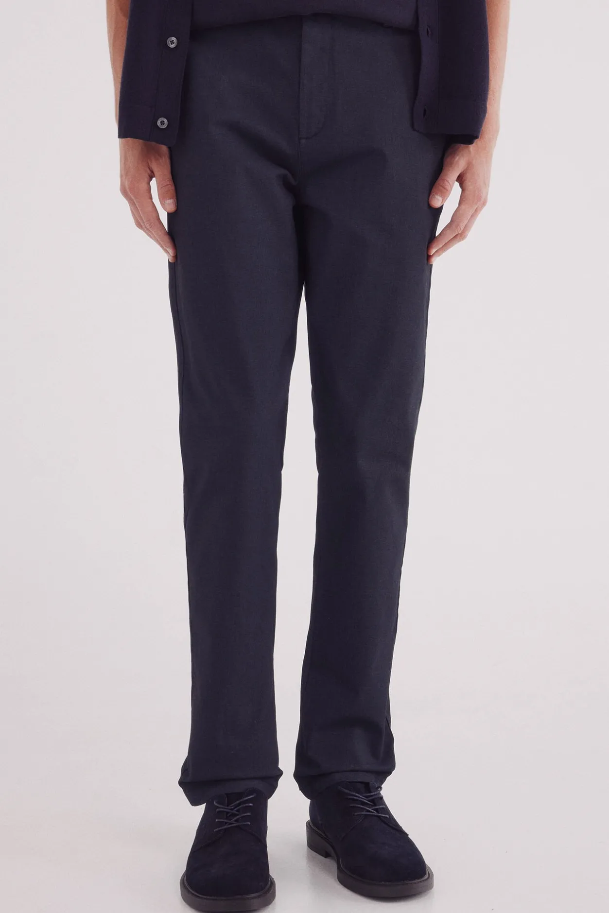 Springfield Pantalón chino microestampado slim fit azul Best
