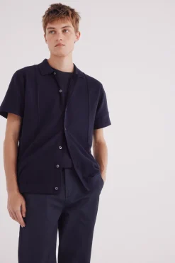 Springfield Pantalón chino microestampado slim fit azul Best