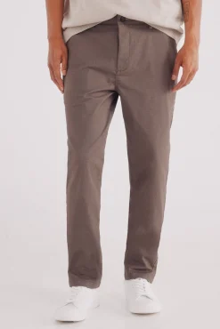 Springfield Pantalón chino microestampado slim fit nude Hot