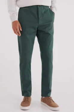 Springfield Pantalón chino microestampado slim fit verde Best