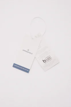 Springfield Pantalón chino microestampado slim fit verde Best