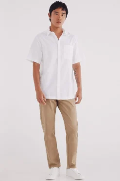 Springfield Pantalón chino microestampado slim fit beige Hot