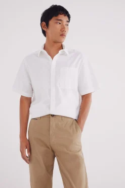 Springfield Pantalón chino microestampado slim fit beige Hot
