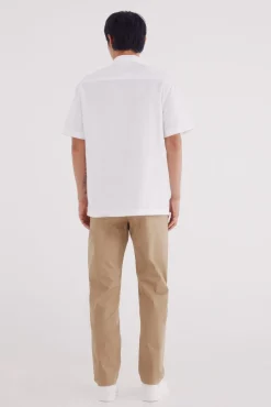 Springfield Pantalón chino microestampado slim fit beige Hot