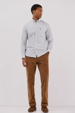 Cortefiel Pantalón chino pana Marr&oacute;n Sale