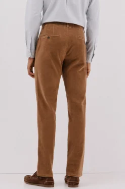 Cortefiel Pantalón chino pana Marr&oacute;n Sale