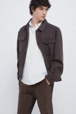 Springfield Pantalón chino pana lavada comfort slim fit estampado Best