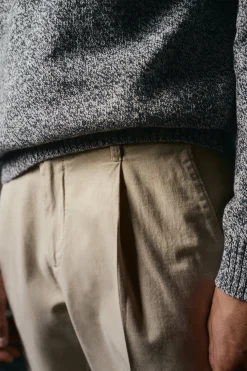 OOTO Pantalón chino pinzas Beige Online