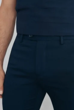 Pedro del Hierro Pantalón chino print slim Azul Sale