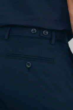 Pedro del Hierro Pantalón chino print slim Azul Sale