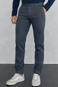 Pedro del Hierro Pantalón chino print slim Gris Sale