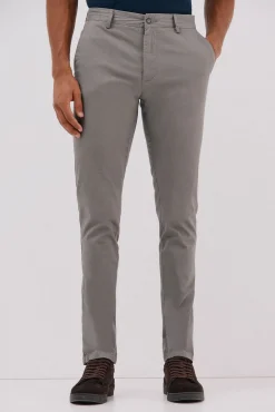 Cortefiel Pantalón chino print slim Gris Best
