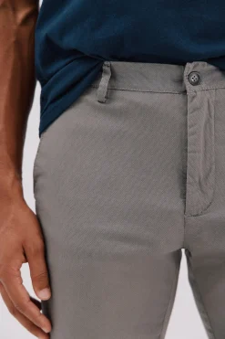 Cortefiel Pantalón chino print slim Gris Best