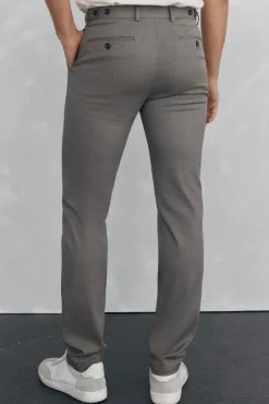 Pedro del Hierro Pantalón chino print slim Beige Outlet