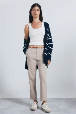 Springfield Pantalón chino recto beige Outlet