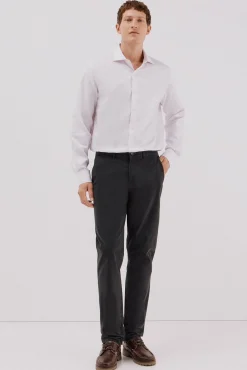 Cortefiel Pantalón chino regular fit Gris oscuro New