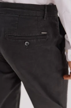 Cortefiel Pantalón chino regular fit Gris oscuro New