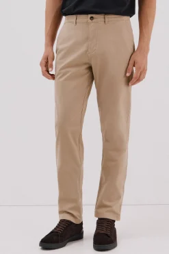 Cortefiel Pantalón chino regular fit Beige Discount