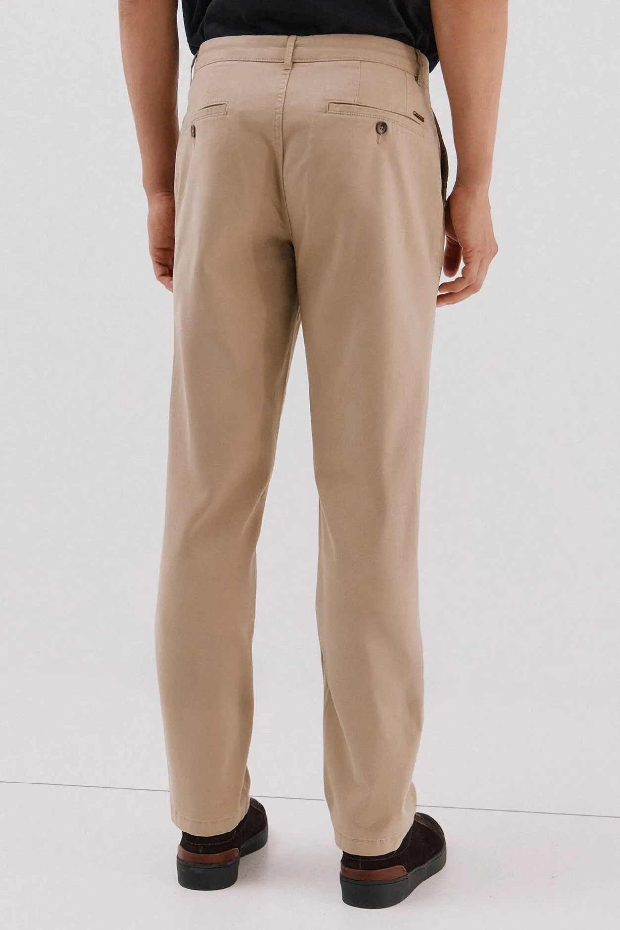 Cortefiel Pantalón chino regular fit Beige Discount