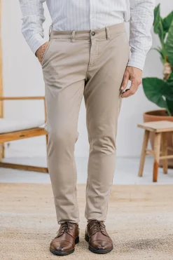 Celopman Pantalón Chino Skinny beige Online