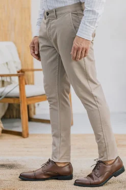 Celopman Pantalón Chino Skinny beige Clearance