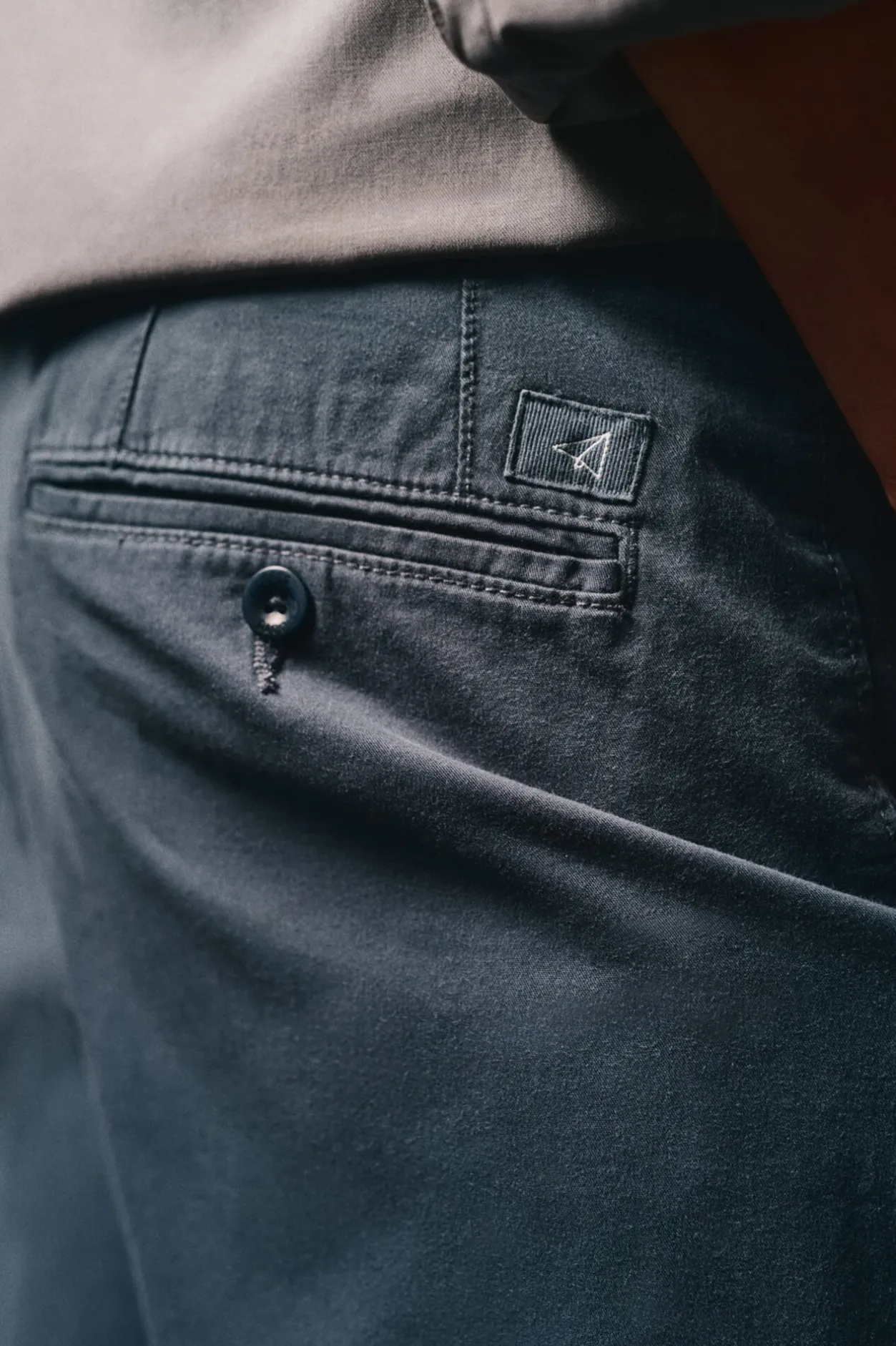 OOTO Pantalón chino slim Azul marino Discount