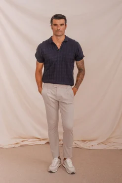 Celopman Pantalón Chino Slim gris Discount
