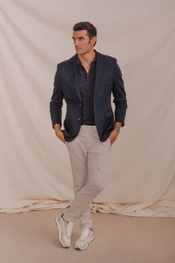 Celopman Pantalón Chino Slim gris Discount