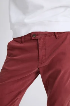 Williot Pantalón Chino Slim Granate Clearance