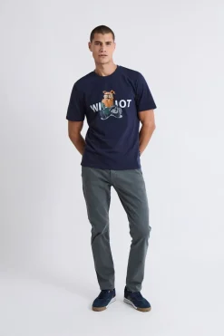 Williot Pantalón Chino Slim Azul Best