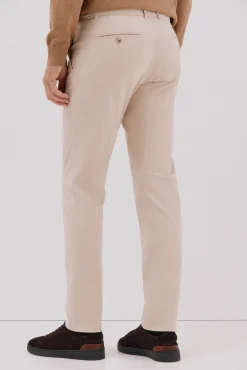 Cortefiel Pantalón chino slim fit Beige New