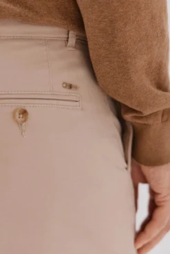 Cortefiel Pantalón chino slim fit Beige New